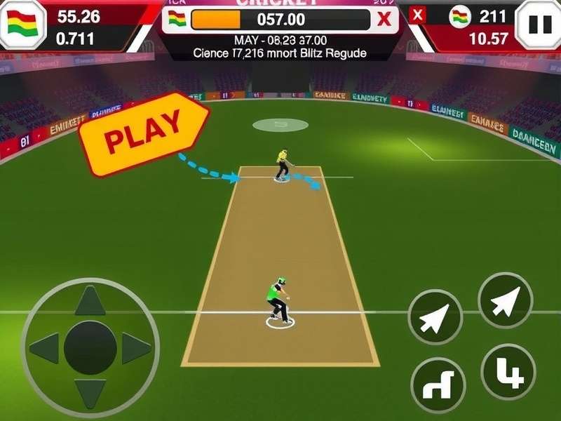 Cricket Blitz Mania Gameplay Screenshot